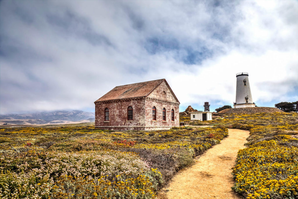 Piedras Blancas Lighthouse in San Simeon on Highway 1