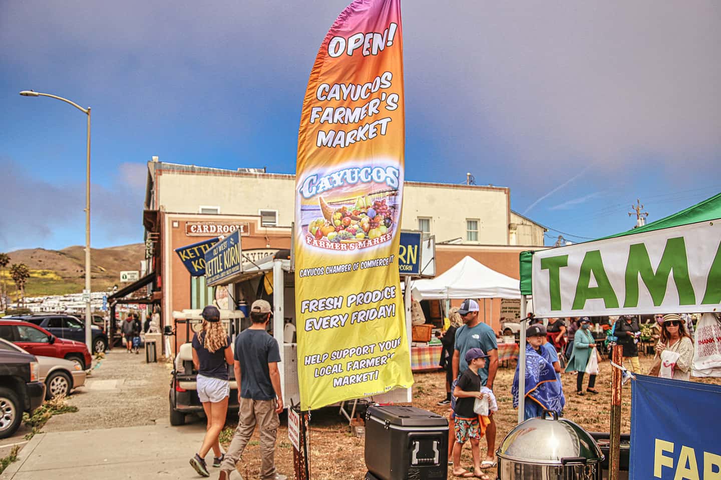 Cayucos Farmers Market Highway 1 Road Trip