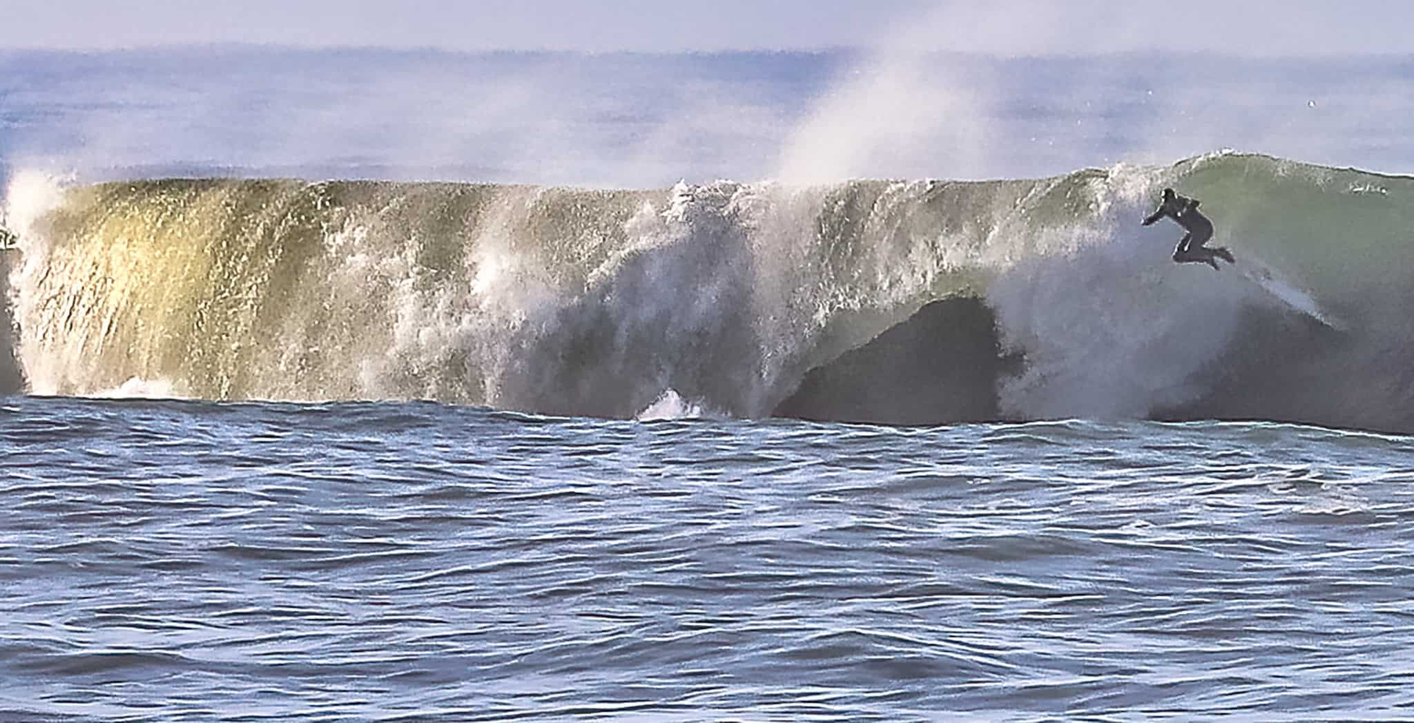 Surfing Mouse Rock, Cayucos