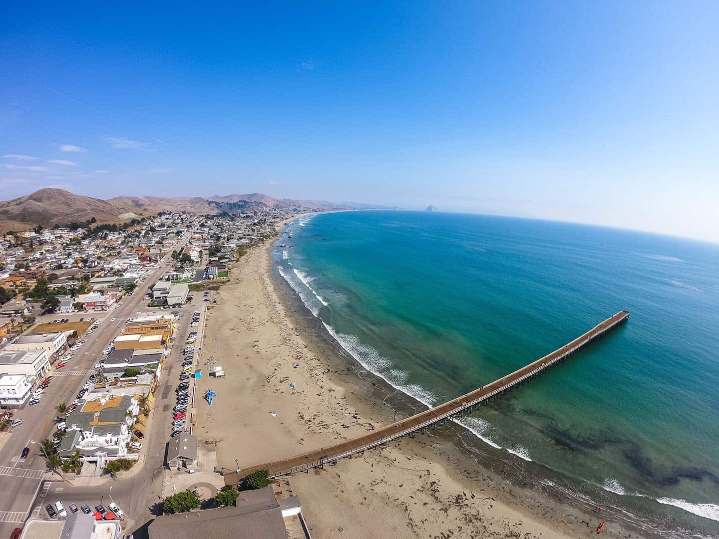 Cayucos Pier and beach