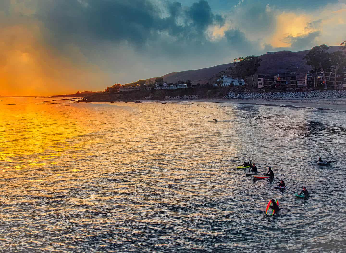 Cayucos Sunset Surf