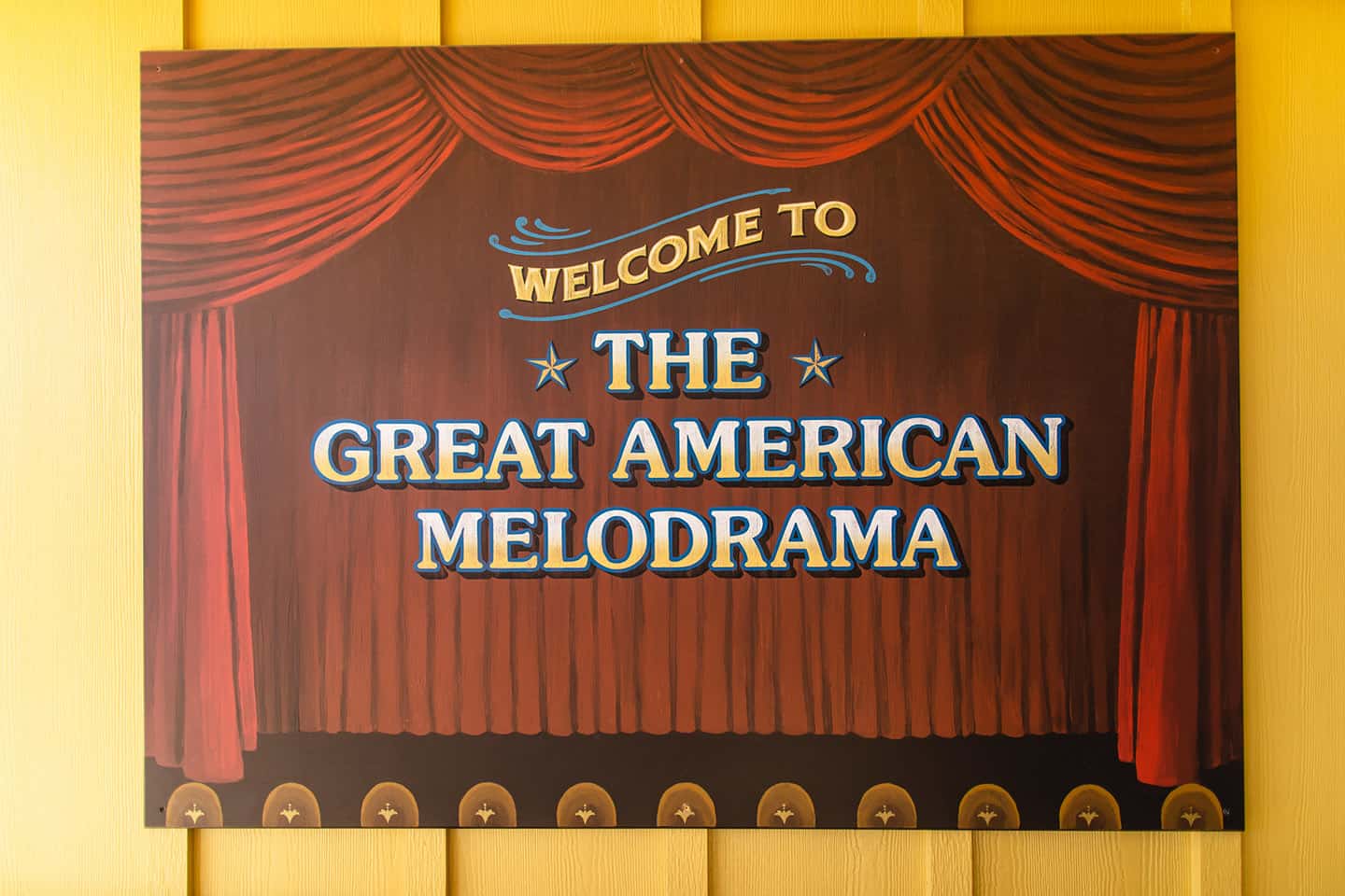 Great American Melodrama Sign