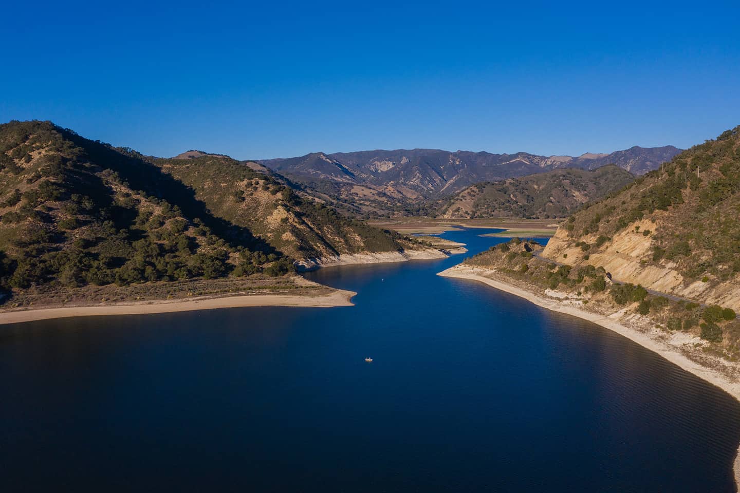 Lopez Lake Aerial View