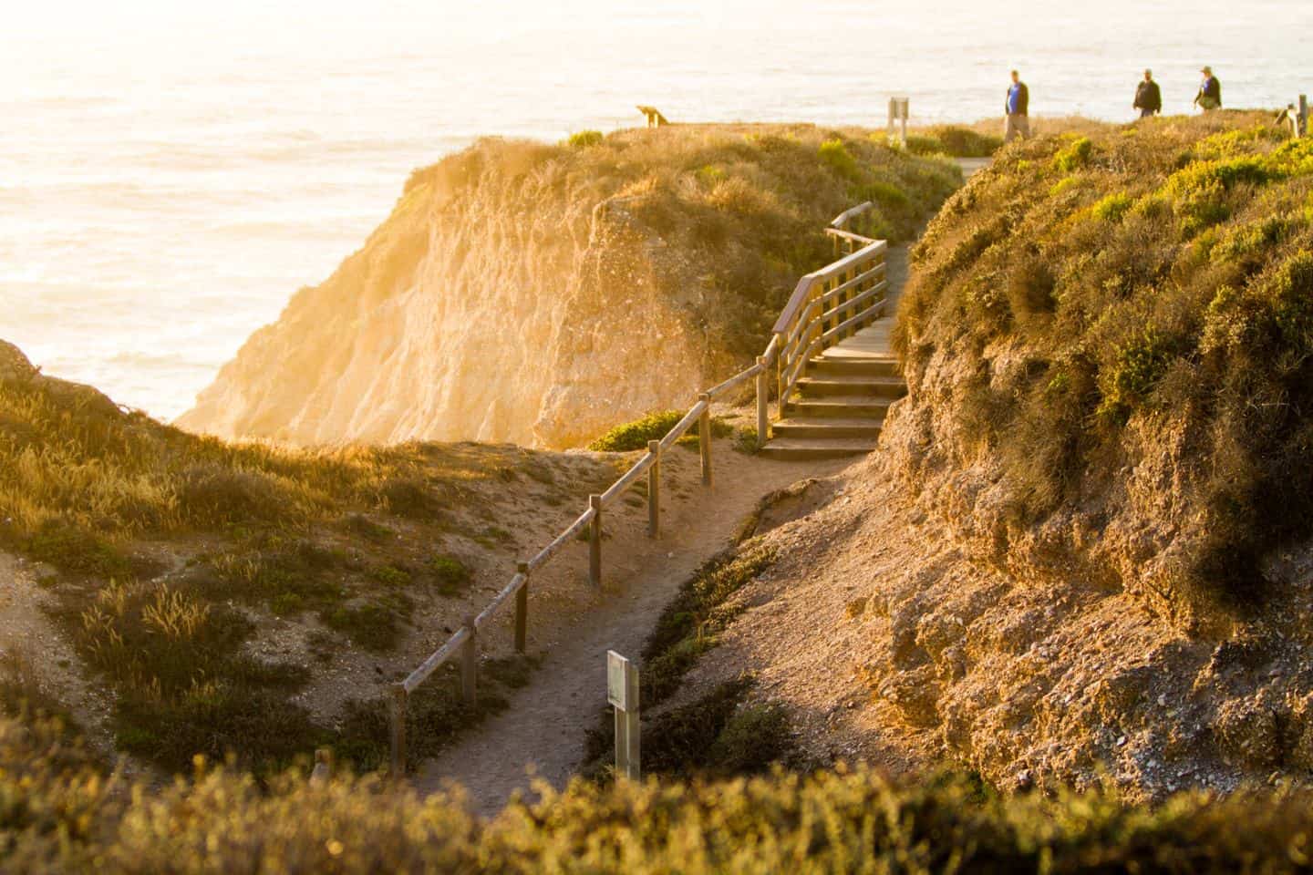 Montana De Oro hiking trail in Los Osos, CA