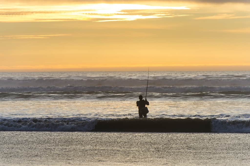 Oceano fishing near Oso Flaco