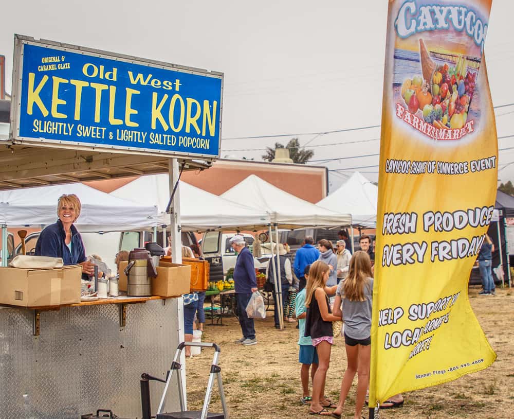 Cayucos Farmers Market Highway 1 Road Trip