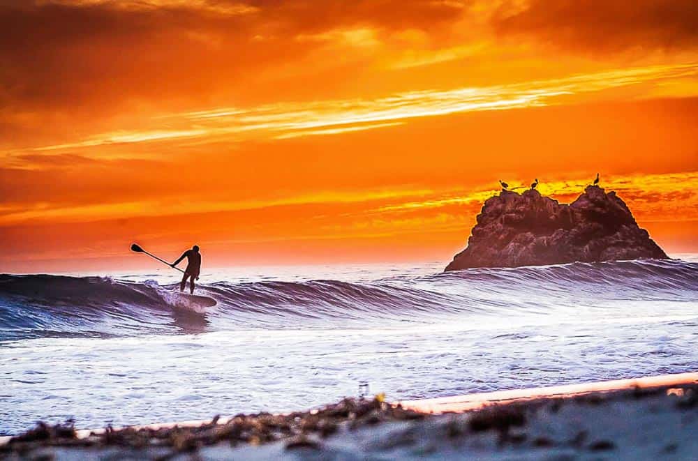 Cayucos paddleboarder