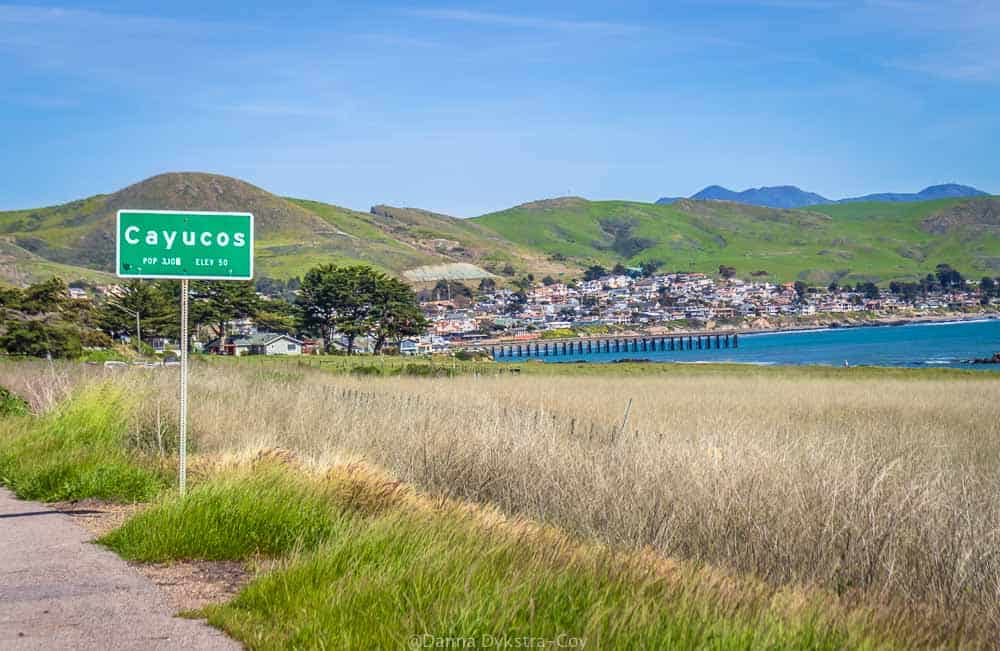 Cayucos sign