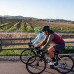 Cycling in Edna Valley Vineyards