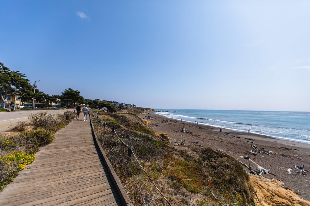 Moonstone Beach Boardwalk in Cambria, CA