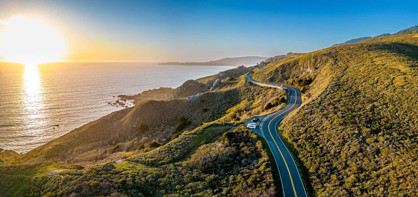 Highway 1 Sunset