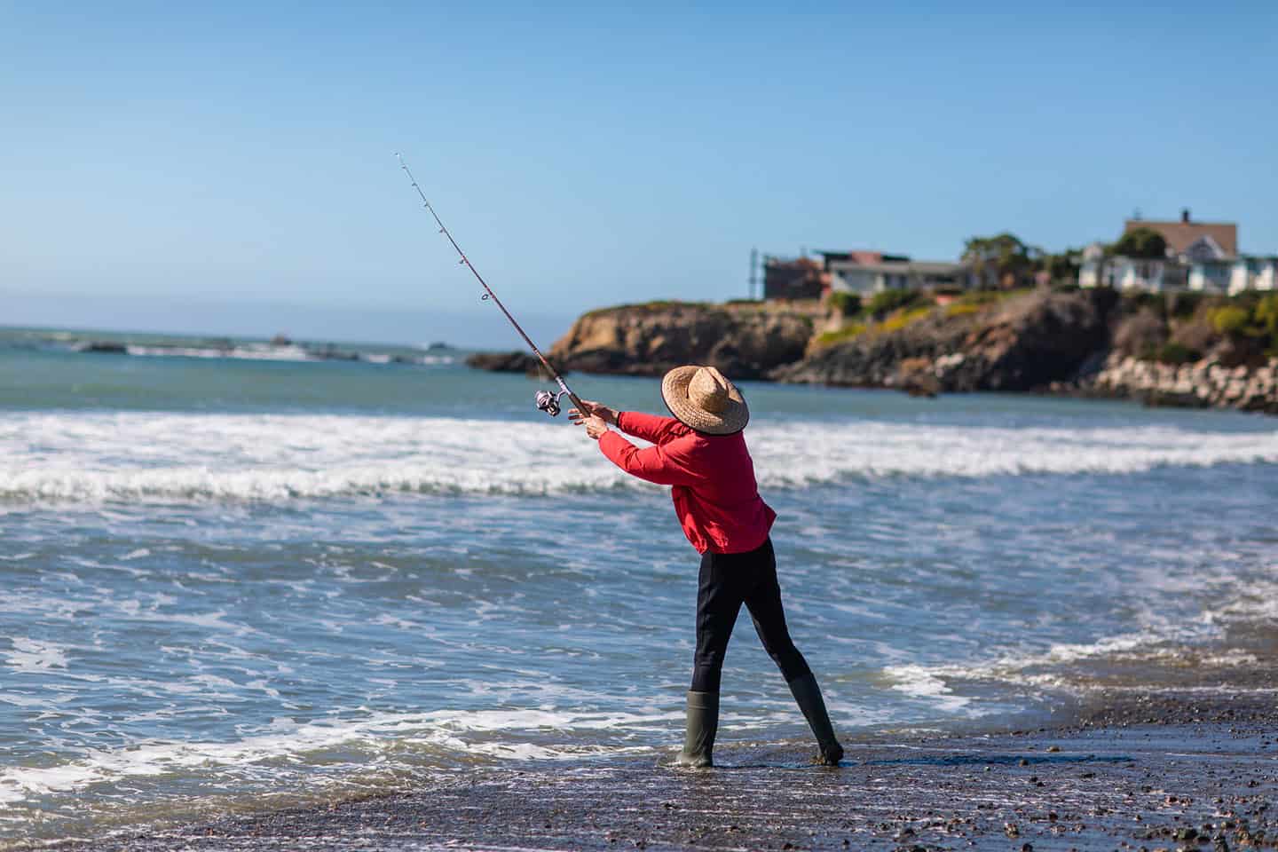 Surf Fishing in Cayucos