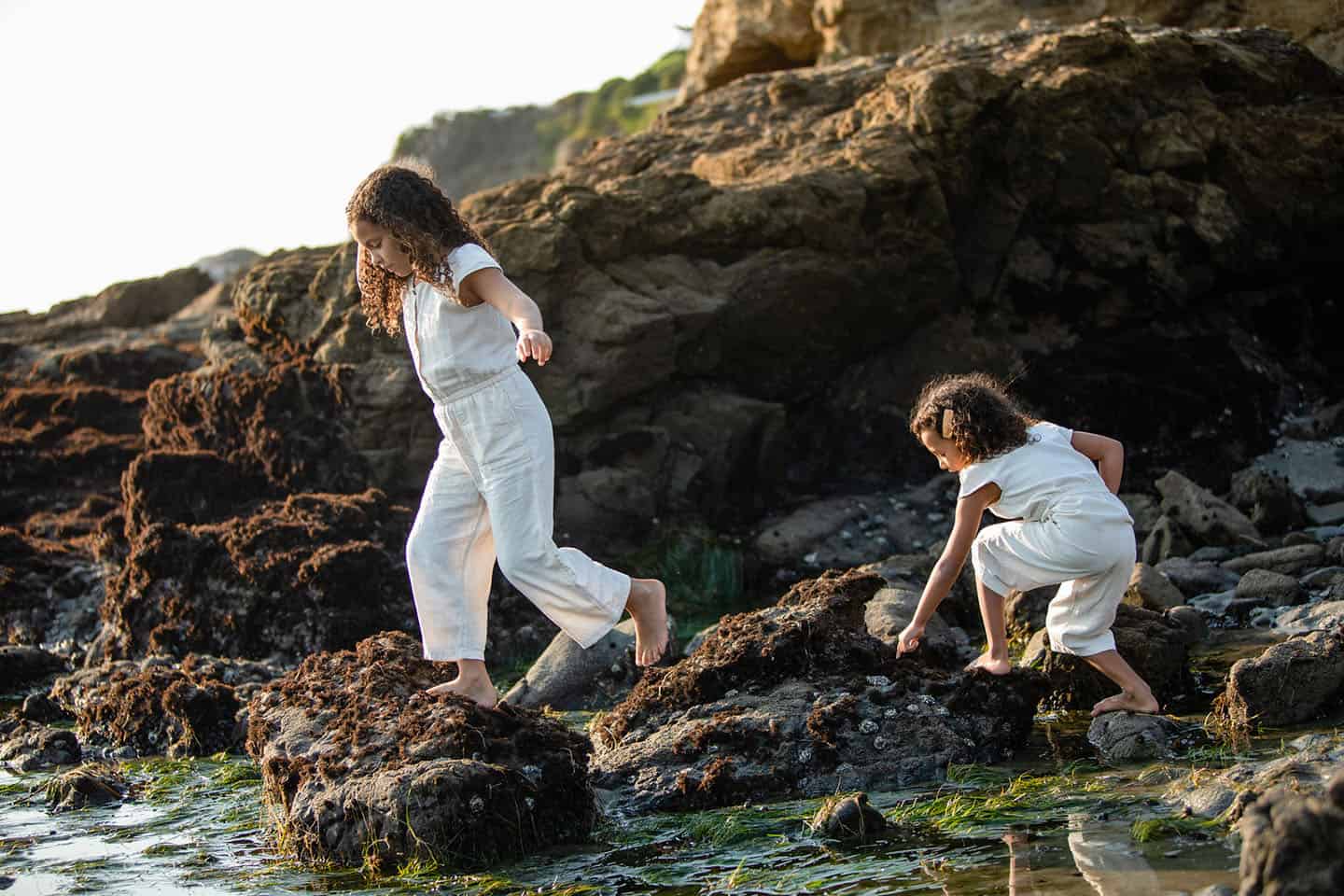 Tidepool children playing