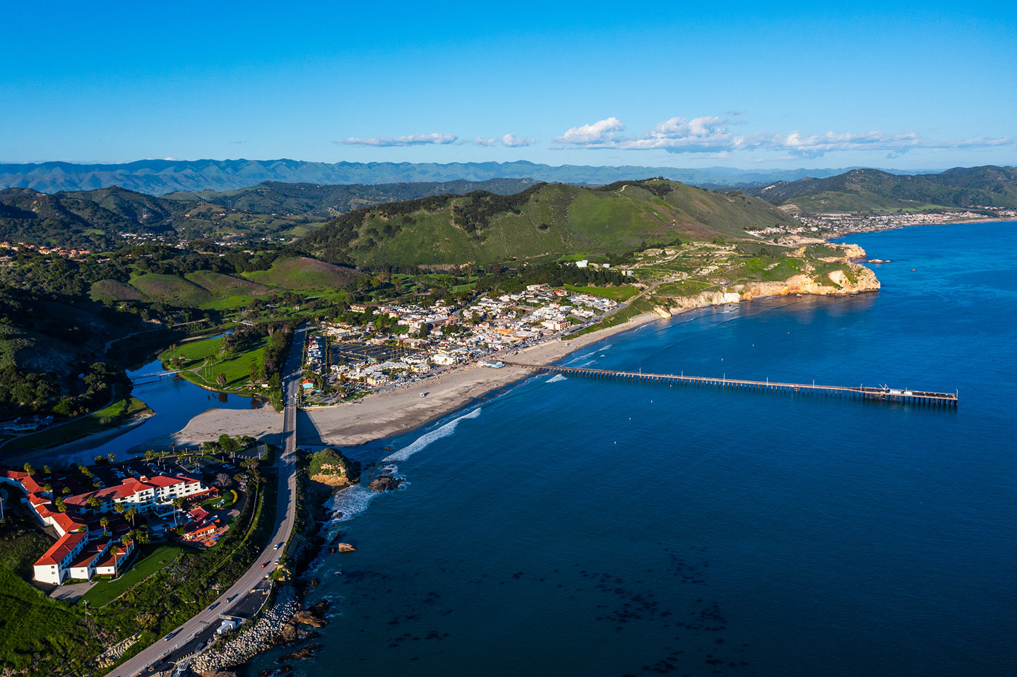 Avila Beach Pier Aerial