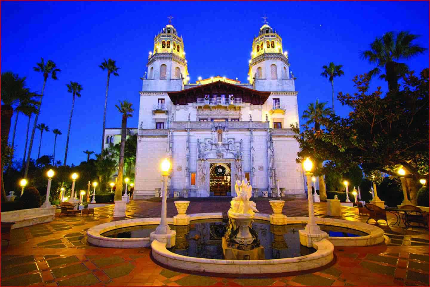Hearst Castle at Night