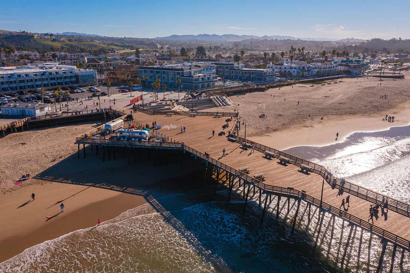 Pismo Beach Pier And Promenade Highway 1 Road Trip