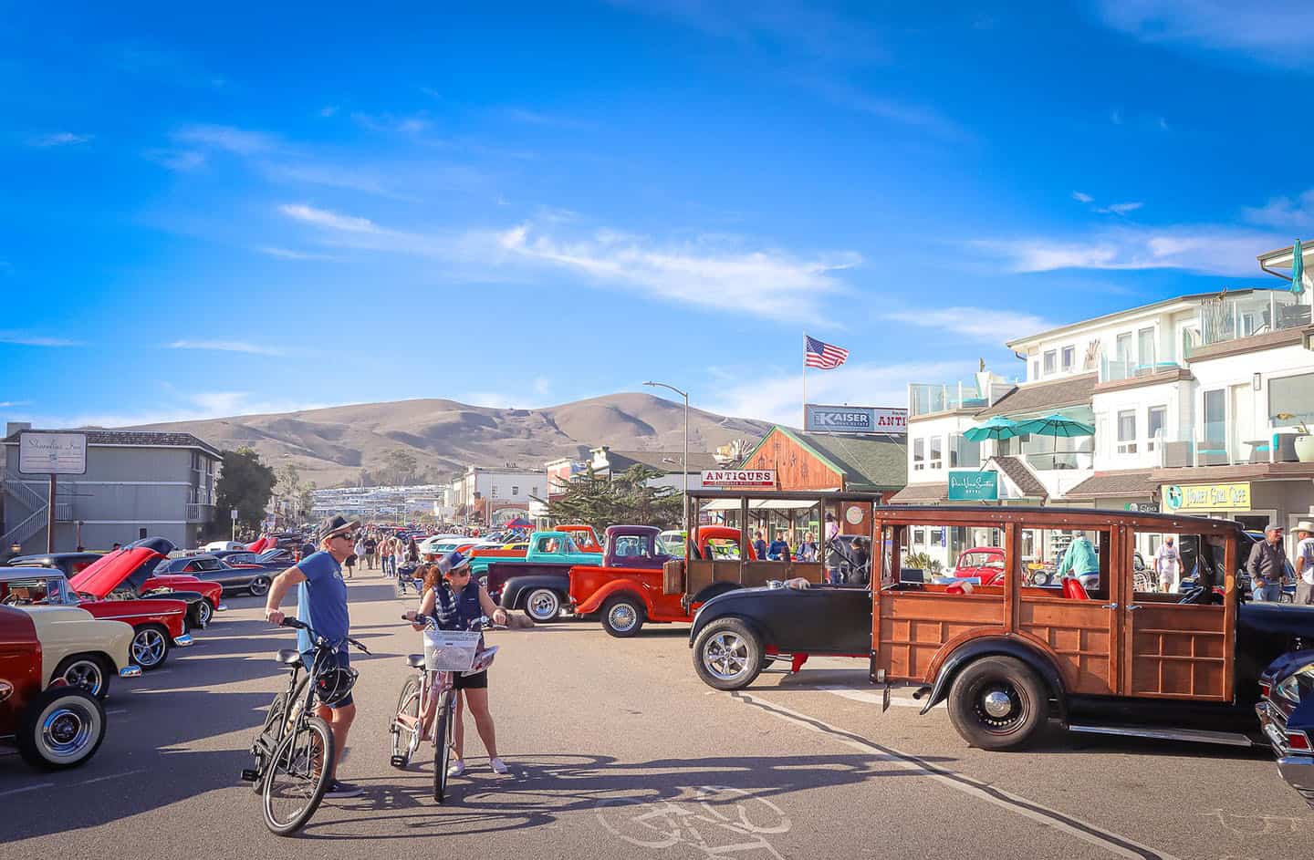 Cycling Cayucos Car Show