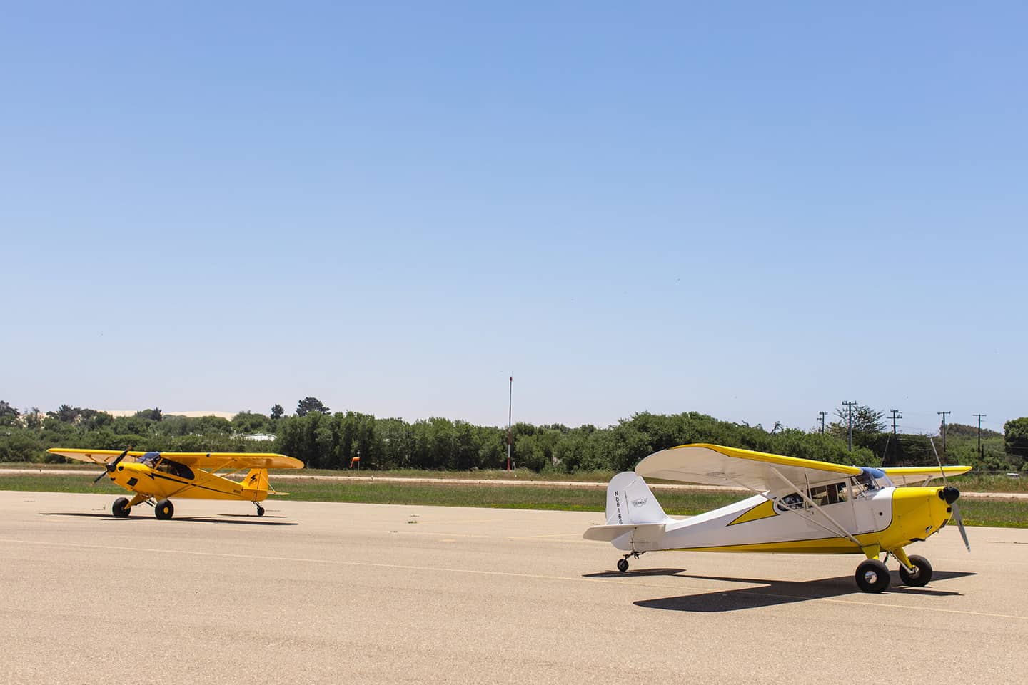 Biplane Oceano Airport