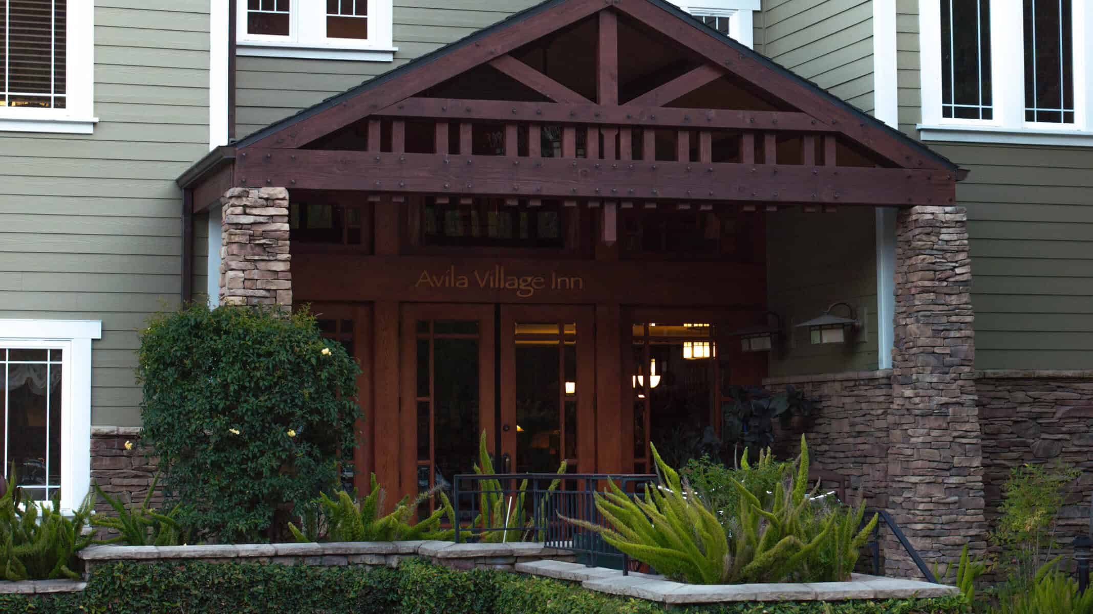 entrance to Avila Village Inn